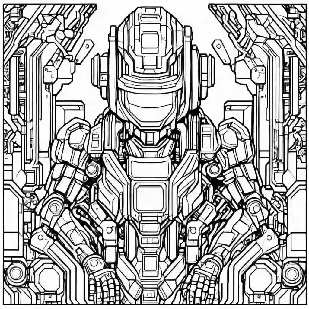 Artificial Intelligence coloring pages
